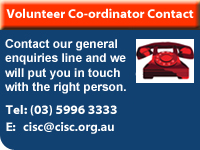 Volunteer contact details